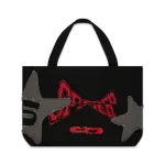 Sp5der Black Big Star Tote Bag