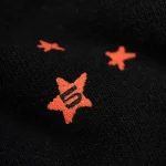 sp5der black heavy web hoodie Star5
