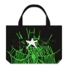 Sp5der Black Heavy Web Tote Bag