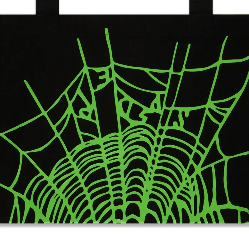 Sp5der Black Heavy Web Tote Bag 4