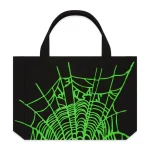 Sp5der Black Heavy Web Tote Bag 6
