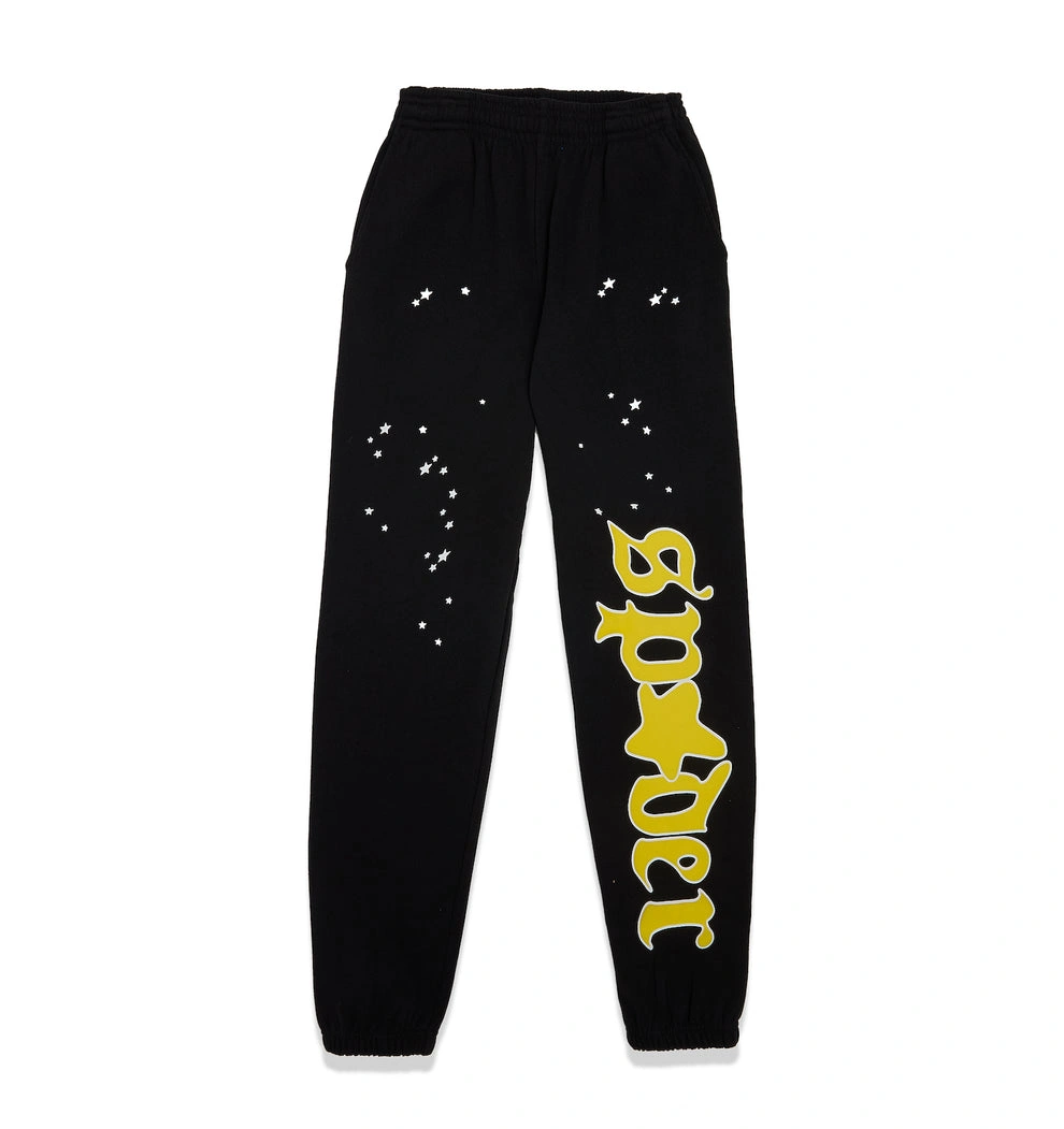 Sp5der Black Jeffery Sweatpant