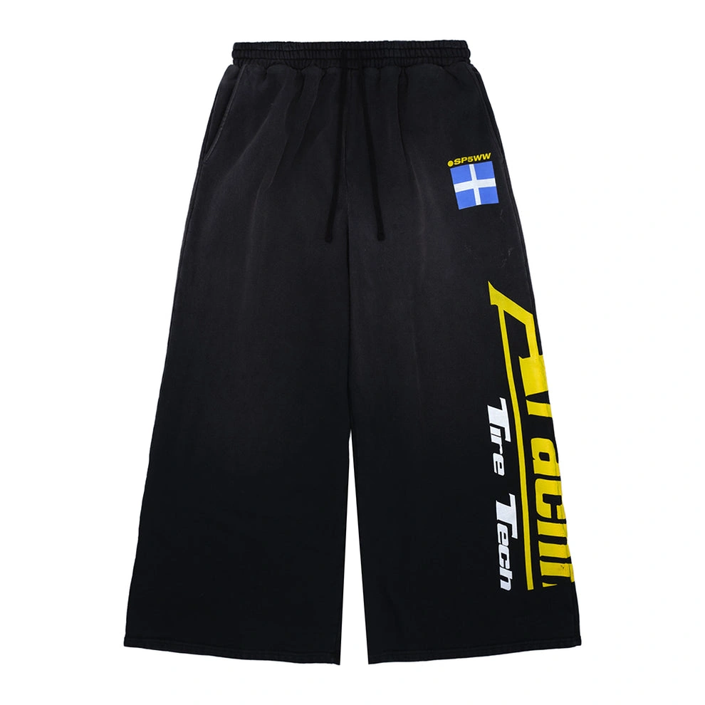 Sp5der Black Jumbo Sweatpant