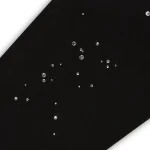 Sp5der Black Rhinestone Silk Hoodie 11