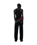 Sp5der Black Rivet Denim Sweatpant 4