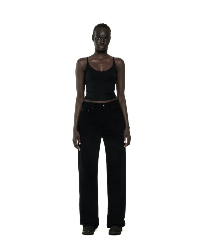 Sp5der Black Rivet Denim Sweatpant 6