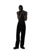 Sp5der Black Rivet Denim Sweatpant 7