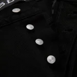 Sp5der Black Rivet Denim Sweatpant 9