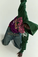 Sp5der Campers Field Zip Up Hoodie 1