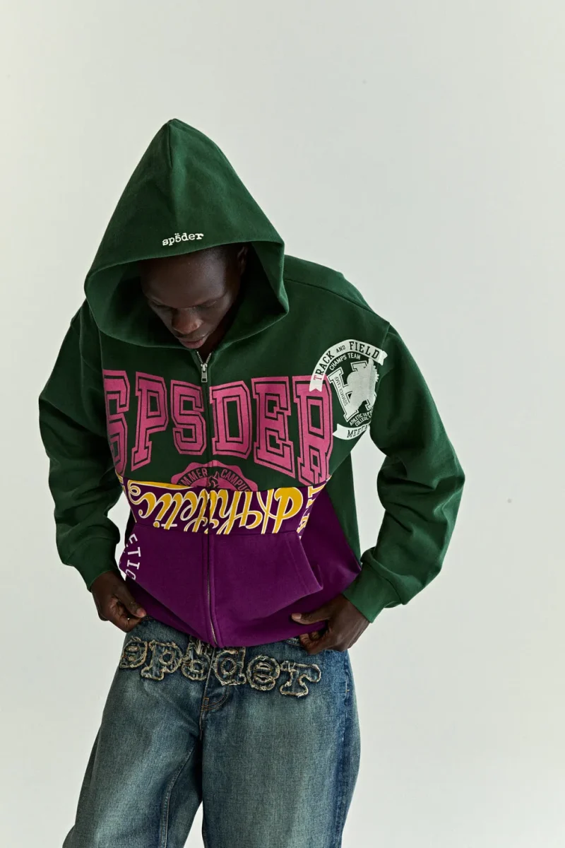 Sp5der Campers Field Zip Up Hoodie 2