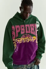 Sp5der Campers Field Zip Up Hoodie 3