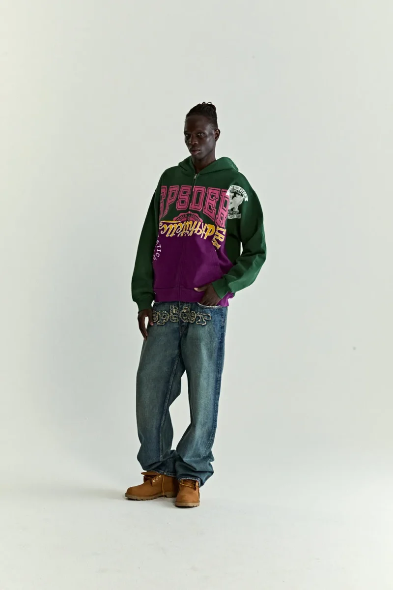 Sp5der Campers Field Zip Up Hoodie 5