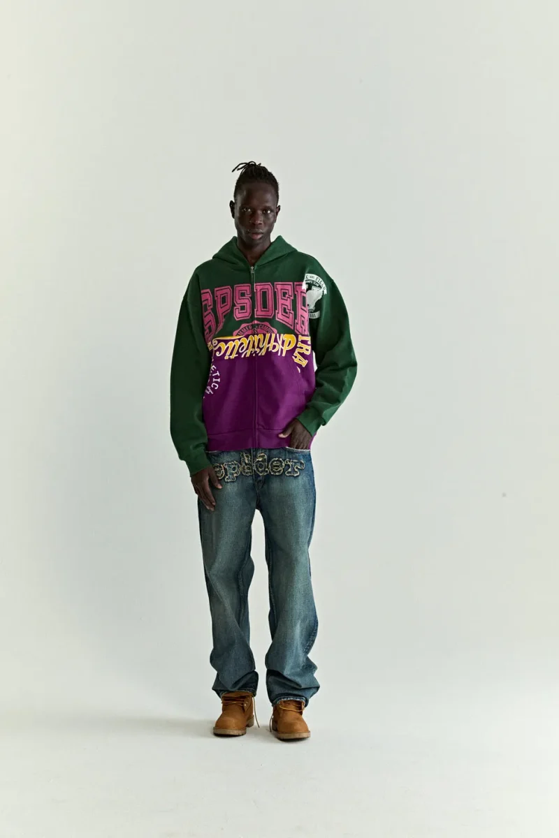 Sp5der Campers Field Zip Up Hoodie 6