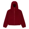 Sp5der Cardinal Teddy Fleece ZIP Up Hoodie