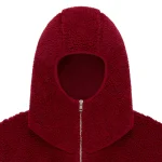 Sp5der Cardinal Teddy Fleece ZIP Up Hoodie 8