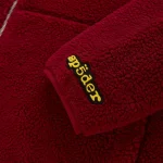 Sp5der Cardinal Teddy Fleece ZIP Up Hoodie 9