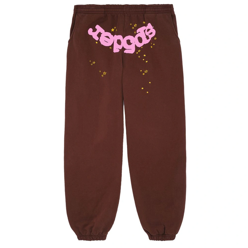 Sp5der Classic Brown Sweatpant