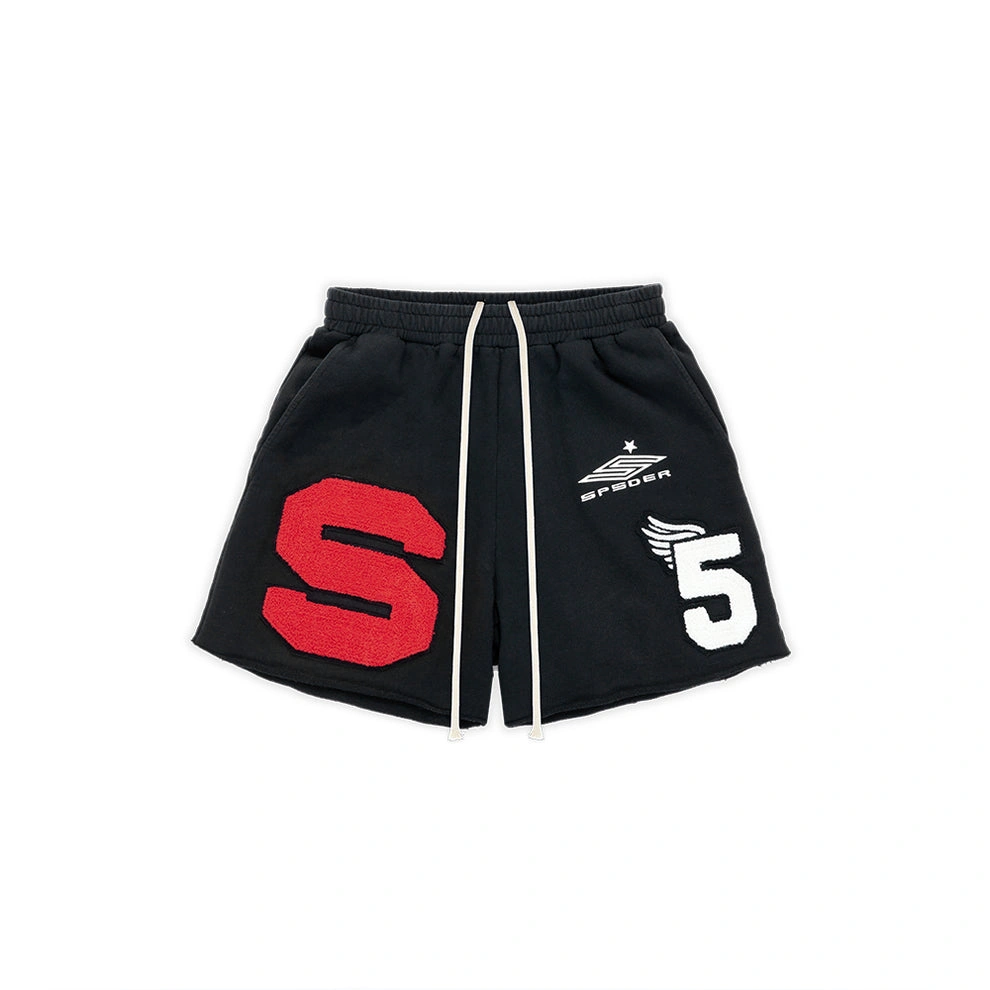 Sp5der Cut Black Sweatshort