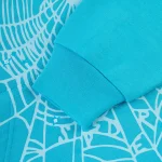 Sp5der Cyan Punk V2 Hoodie 4