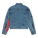 Sp5der Denim V3 Truck Light Wash Jacket 12