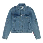 Sp5der Denim V3 Truck Light Wash Jacket