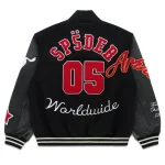 Sp5der District V Varsity Black Jacket 10