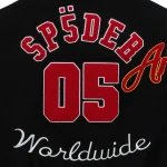Sp5der District V Varsity Black Jacket 7