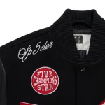Sp5der District V Varsity Black Jacket 8
