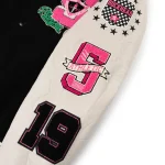 Sp5der Division 5 Varsity Black Jacket 10