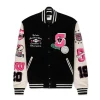Sp5der Division 5 Varsity Black Jacket