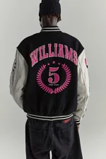 Sp5der Division 5 Varsity Black Jacket 5