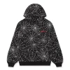 Sp5der Embroidered Aop Black Hoodie