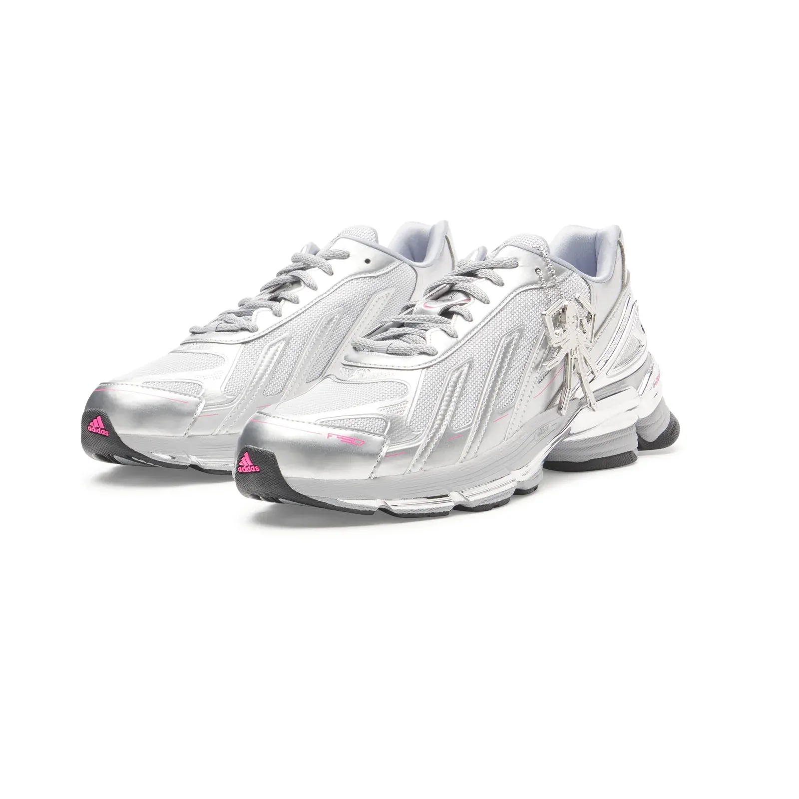 Sp5der F50 Adizero Silver Shoes