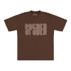Sp5der Focused Logo Brown Tee