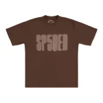 Sp5der Focused Logo Brown Tee