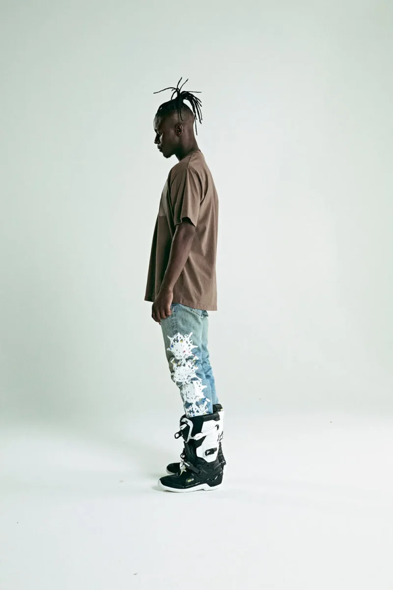 Sp5der Focused Logo Brown Tee 3