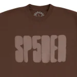 Sp5der Focused Logo Brown Tee 4