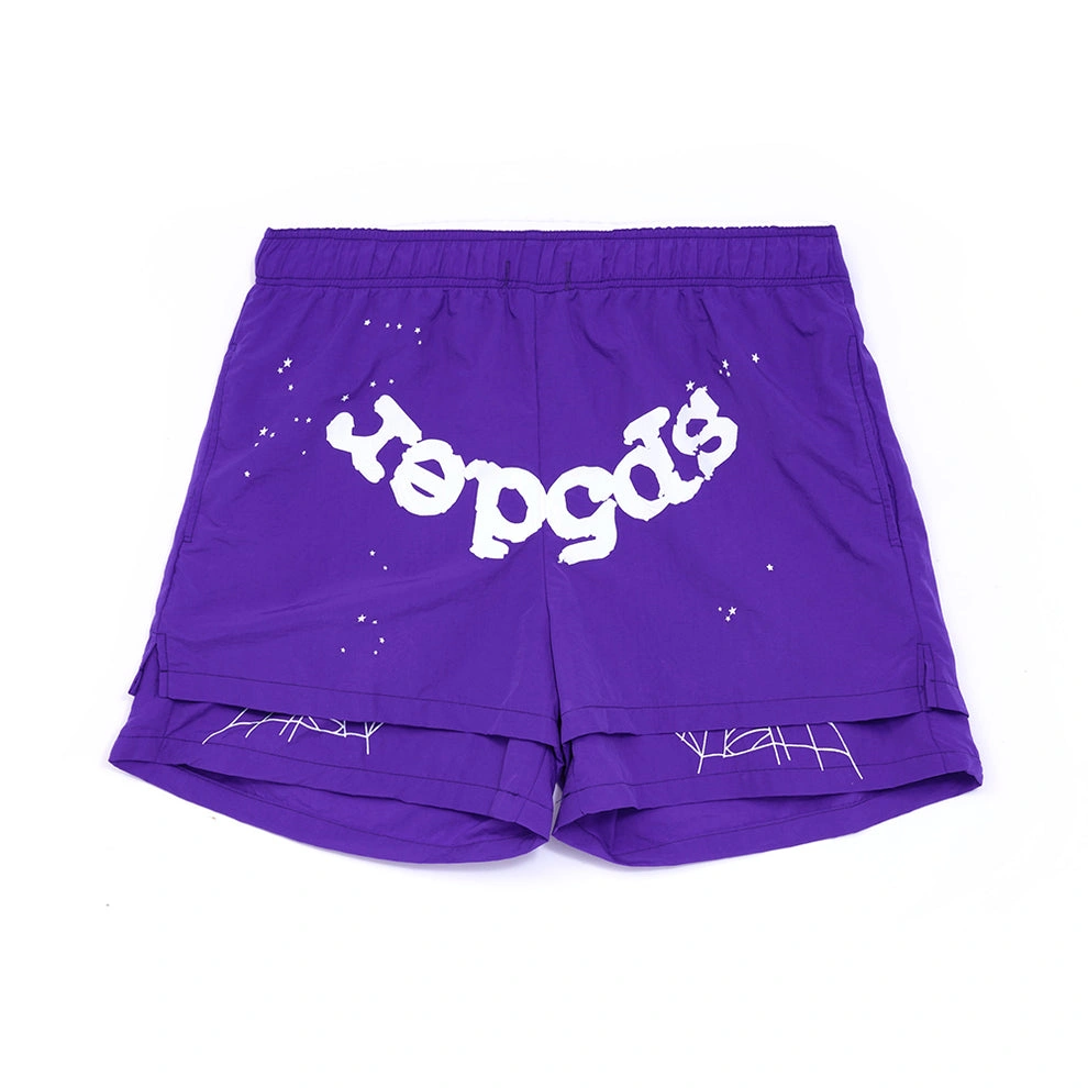 Sp5der Grape Og Double Layer Short