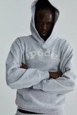 Sp5der Heather Grey Vvs Hoodie 1