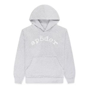 Sp5der Heather Grey Vvs Hoodie