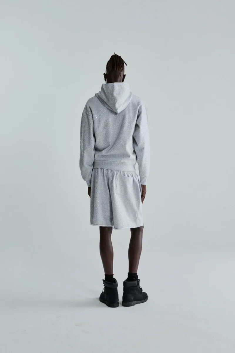 Sp5der Heather Grey Vvs Hoodie 4