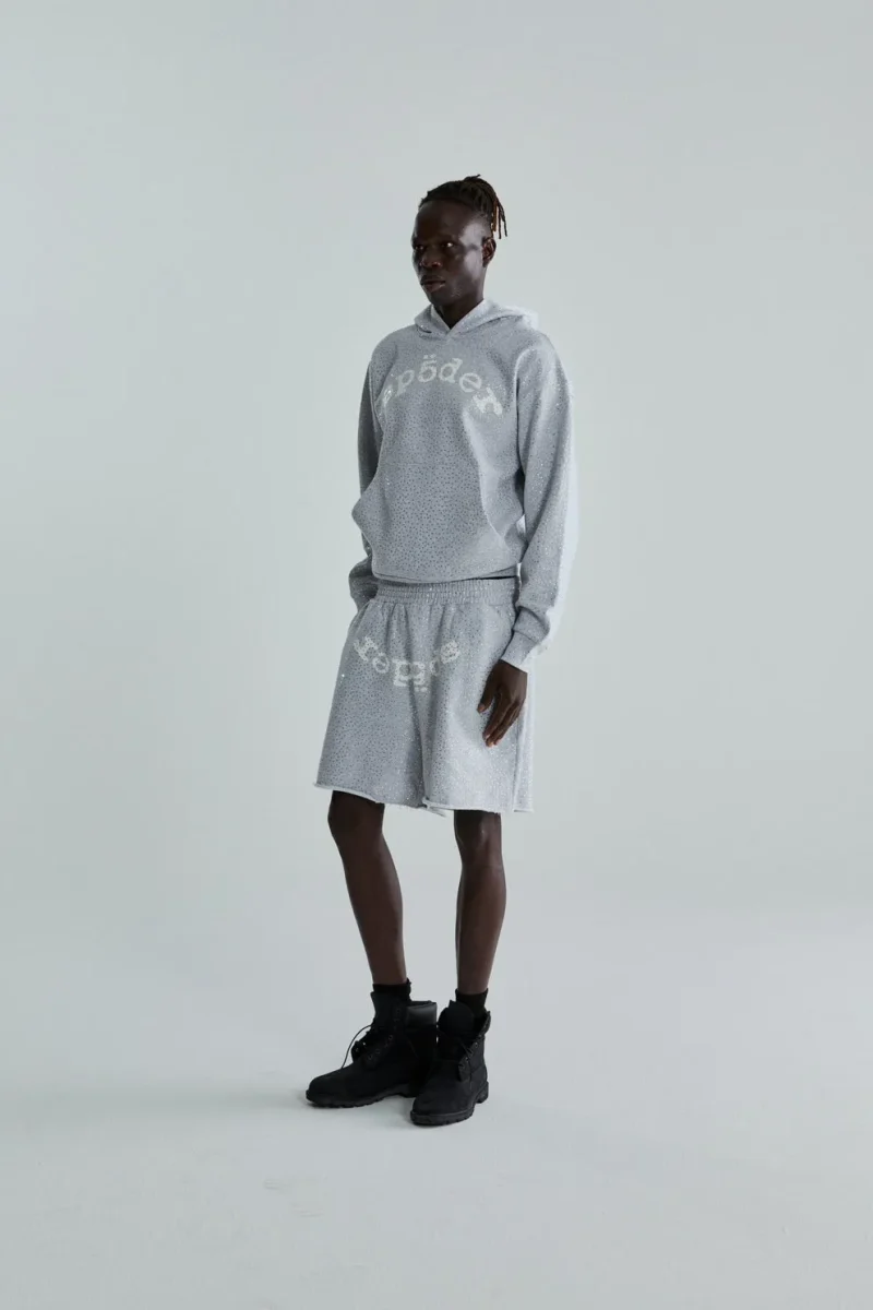 Sp5der Heather Grey Vvs Hoodie 5