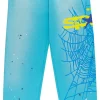 Sp5der Heavy Web Cyan Sweatpant