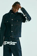 Sp5der Indigo Denim V3 Truck Jacket 2