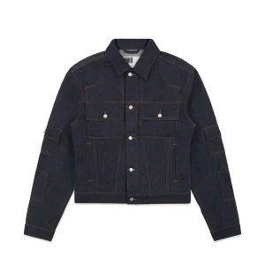 Sp5der Indigo Denim V3 Truck Jacket