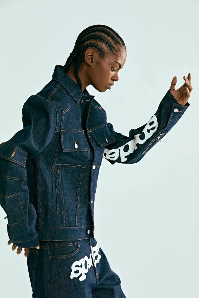 Sp5der Indigo Denim V3 Truck Jacket 4