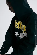 Sp5der Jeffery Black Hoodie 1