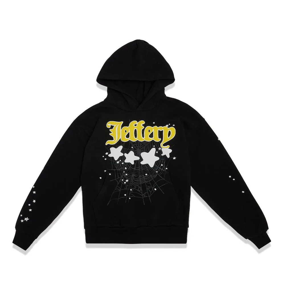 Sp5der Jeffery Black Hoodie Sp5der Jeffery Black Hoodie