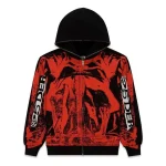 Sp5der Jp5 Moto Hoodie Black