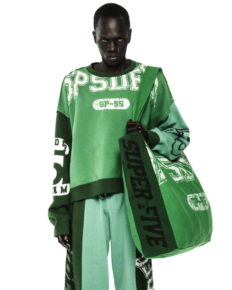 Sp5der Kelly Green Superfive Tote Bag 3